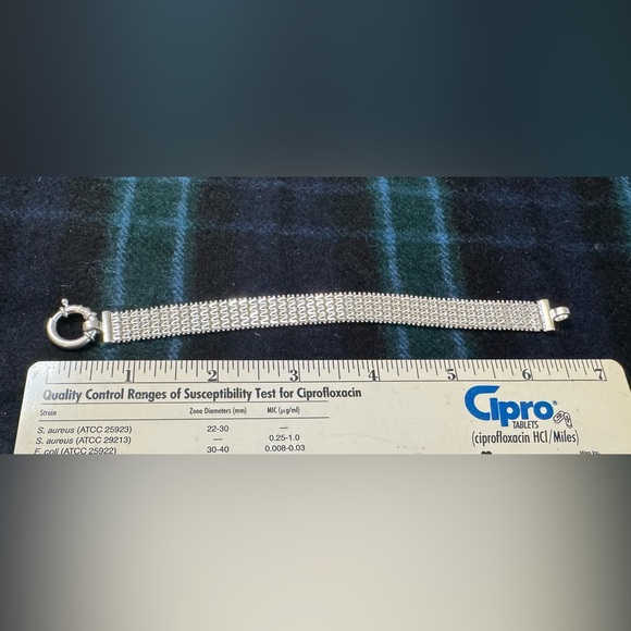 Imperial sterling silver bracelet sparkling miniature mirrors (sold on QVC) - Picture 4 of 12